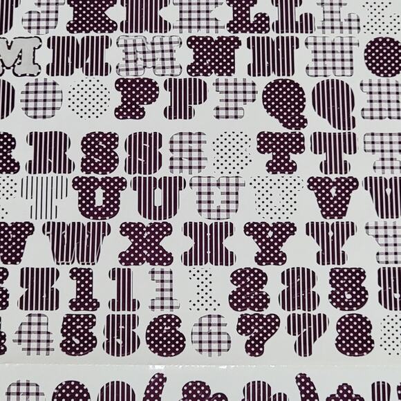 Making Memories Creative Letters ABC Stickers x 4 Funky Black Multi Scrapbooking - Picture 3 of 10